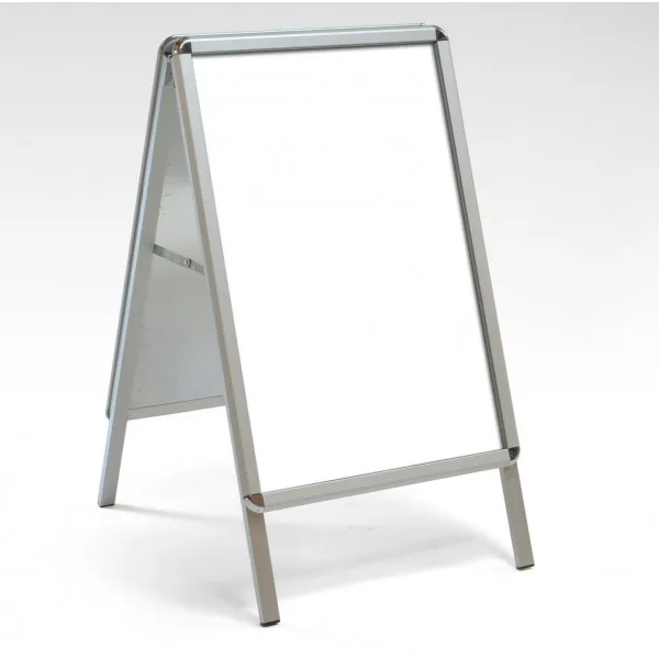 Snap Frame Poster Display Stand A1 A-Board Double Side Aluminium Pavement Sign 