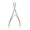 Dental Plier Professional Long Handle Stainless Steel Straight Root Tweezers