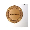 wedding decorative wood charger plate