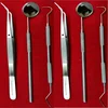 A+ Quality set of 2 Instrument basic Dental Set Mirror Explorer College Plier German Grade