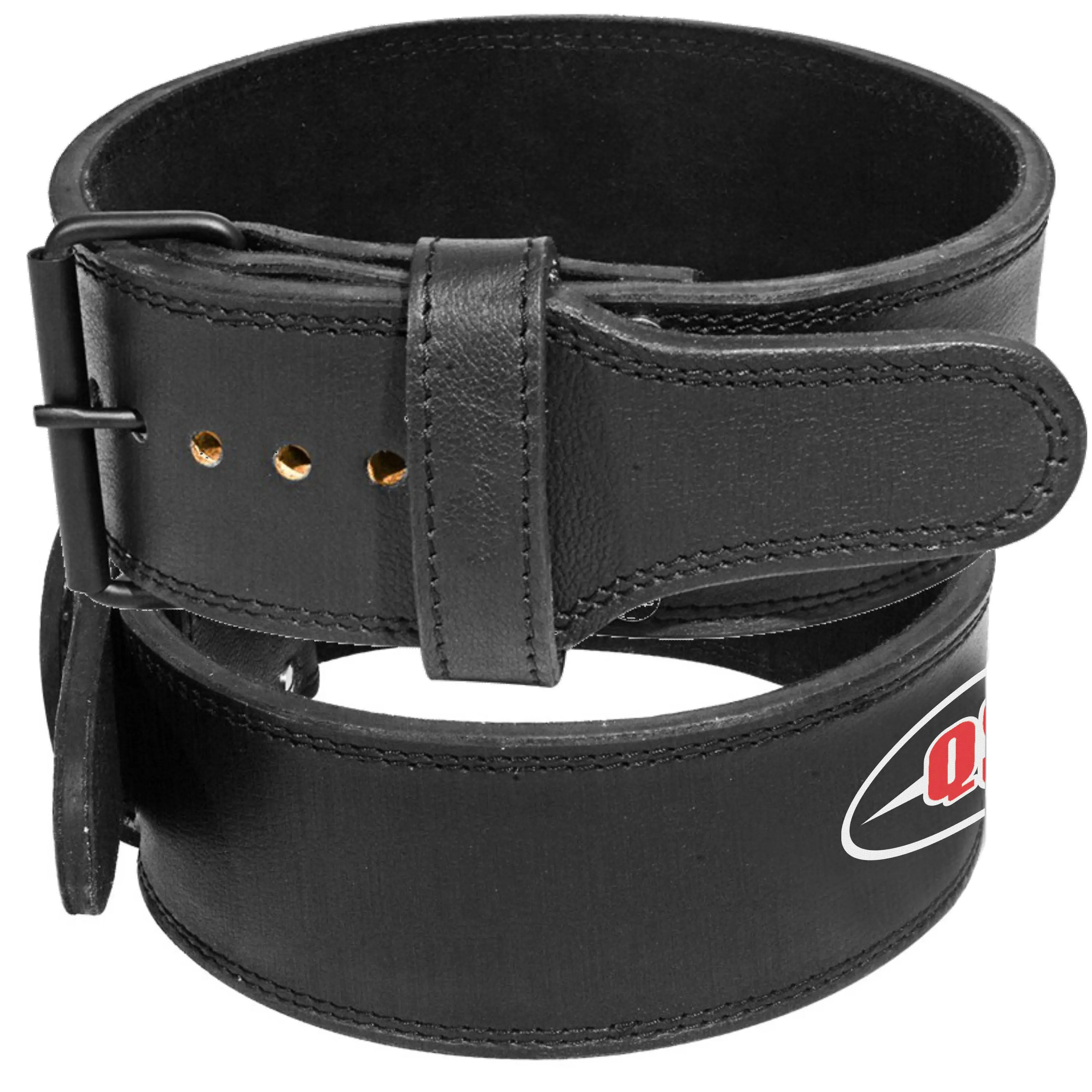 Powerlifting Belt - 10mm Double Prong - 4-inch Wide - Heavy Duty For ...