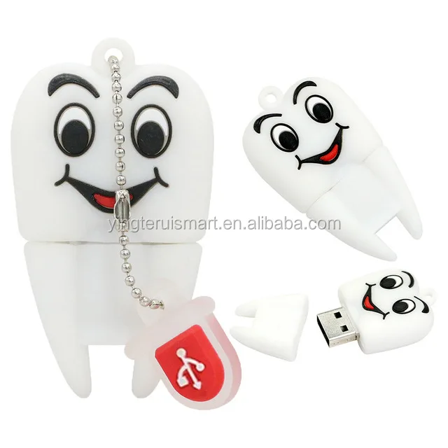 100% Real Capacity Tooth Shape USB Flash Drives 4GB 8GB 16gb 32GBG 64GB Teeth Pen Drive USB Disk Flash Memory Stick - ANKUX.COM