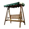 Best Design Wood Swing Bench Chair For Garden Furniture