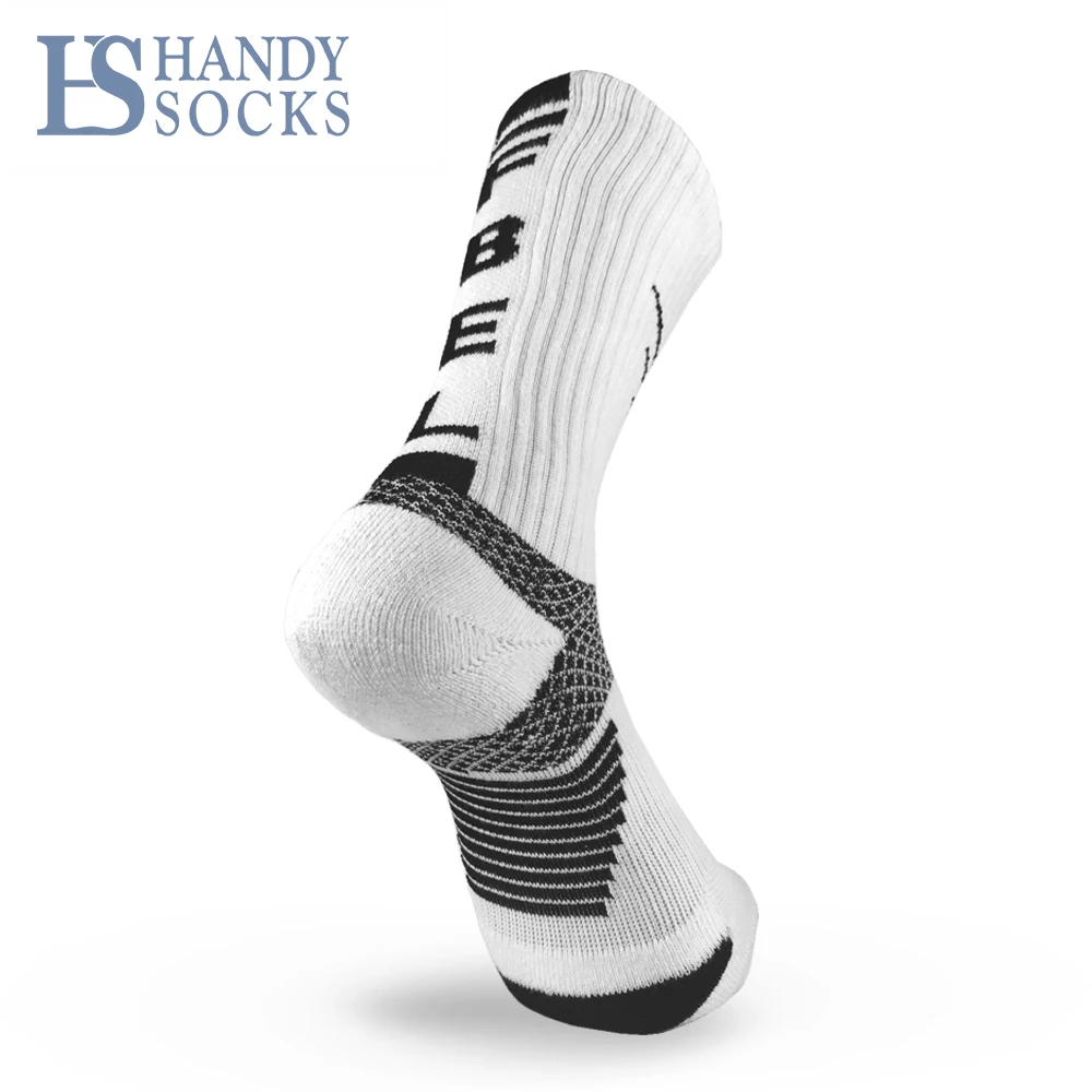 Running Hiking Athletic Cushioned Compression Basketball Mens Custom Elite Tennis Baseball Sport OEM 15-20-30 mmhg Towel Socks