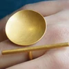 Women Retro Geometric Finger Modern Design Gold Plated Rings