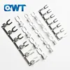 QWT u shape y type blade electrical splice crimp 2.8,4.2 mm connector non insulated fork terminals