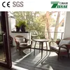 Interlockinf foreign trade Good strength balcony WPC flooring outdoor garden composite decking for big project around world
