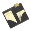 Black PU Leather Look Bill / Receipt Cover Menu Folder Wallet Presenter for Hotel Restaurant Pub