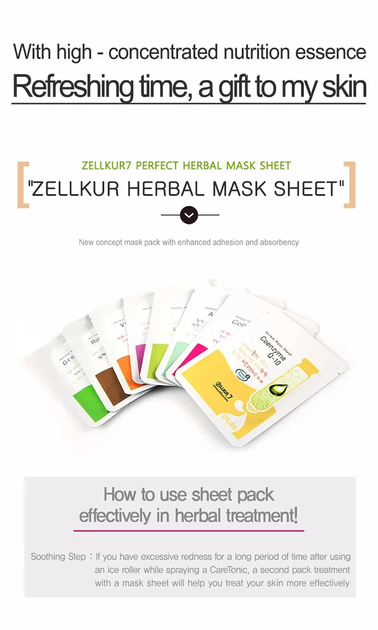 Zellkur Aloe Mask Sheet Pack Buy Mask Pack Face Pack Whitening Pack
