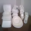New Design Disposable Plates corn starch compostable biodegradable dinner plate french tableware Sales