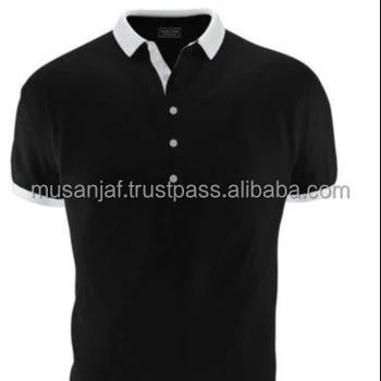 camiseta polo negro