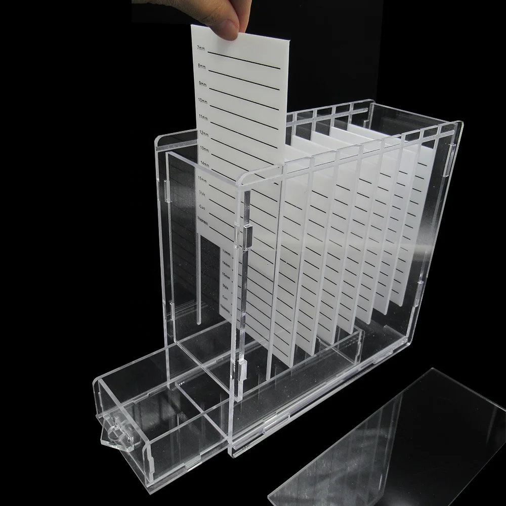 Wholesale Eyelash Organizer Box,Private Label Storage Plastic Box