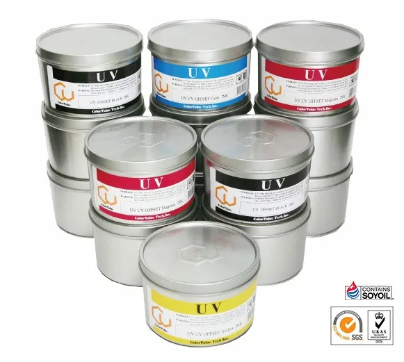 Antiskinning Uv Cmyk Dry Offset Printing Ink On Plastic Film Metallic Paper Buy Printing Ink