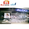 OEM manufacturer Taiwan PC Roller shutter Commercial Shop Front Motorized aluminium interior security shutters