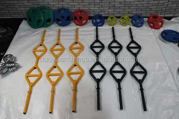 Multi Gym Fitness Equipment Black Swiss Bar Football Bar
