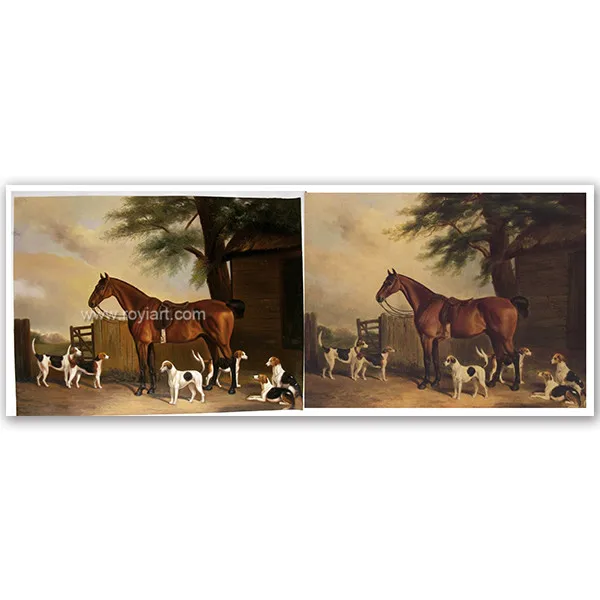 Famous Animals Paintings Of Horse And Dogs Reproduction Oil Painting
