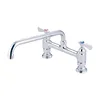 Commercial brass deck mount pantry faucet in chrome