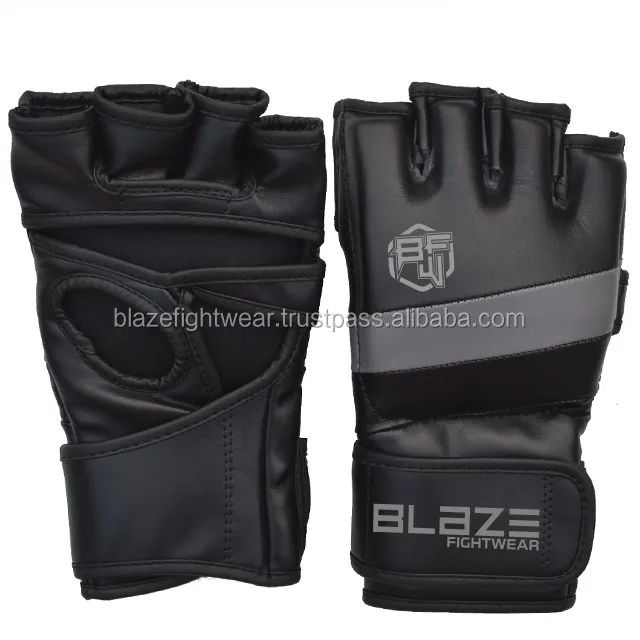 Mma Half Finger Grappling Gloves For Punching Mitts Training Sparring