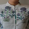 Vintage Cotton Kantha Block Print Long Ladies Jackets From India