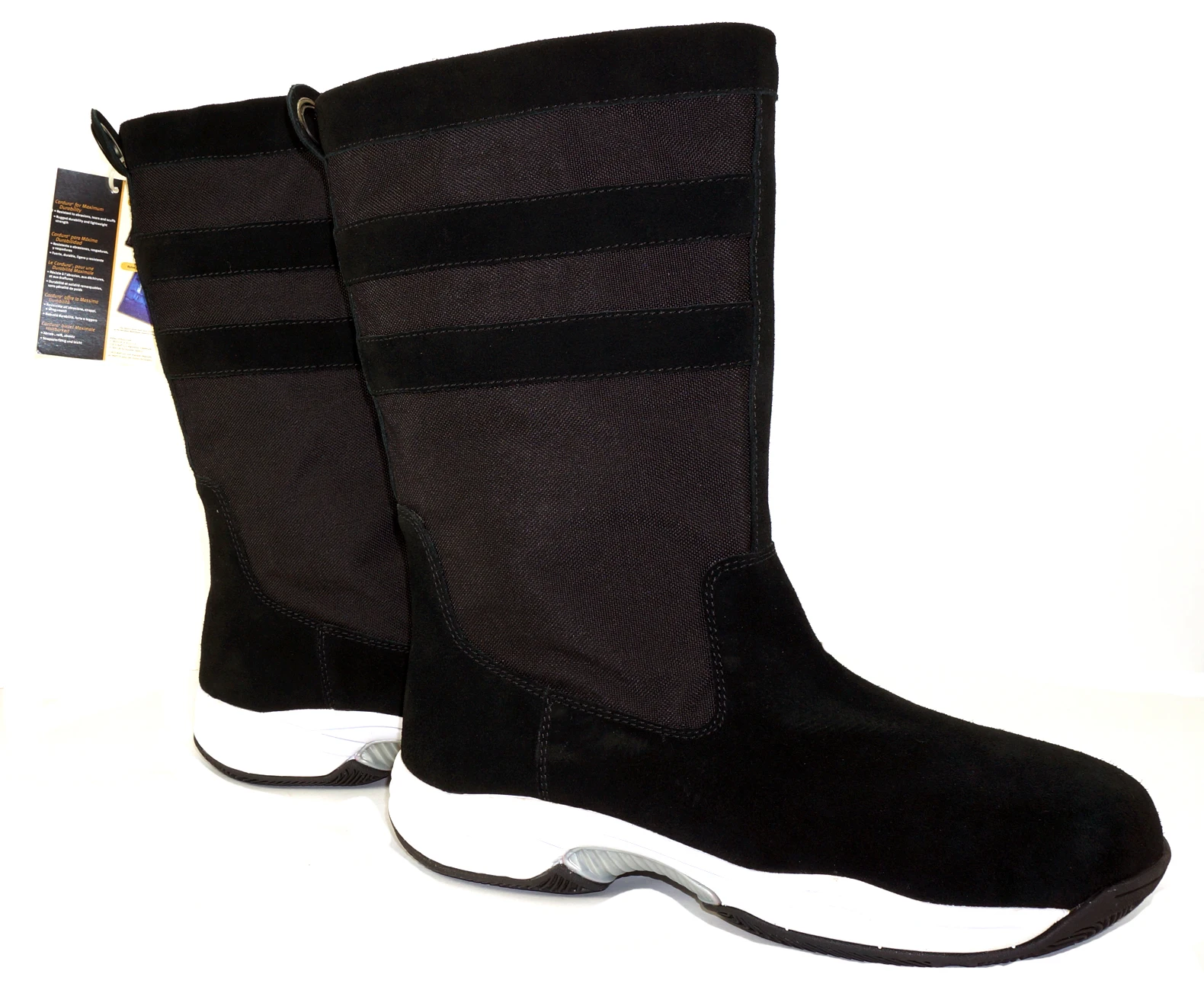 Fashionable Waterproof Genuine Leather With Breathable Membrane Men And Women Cordura Nylon Deck