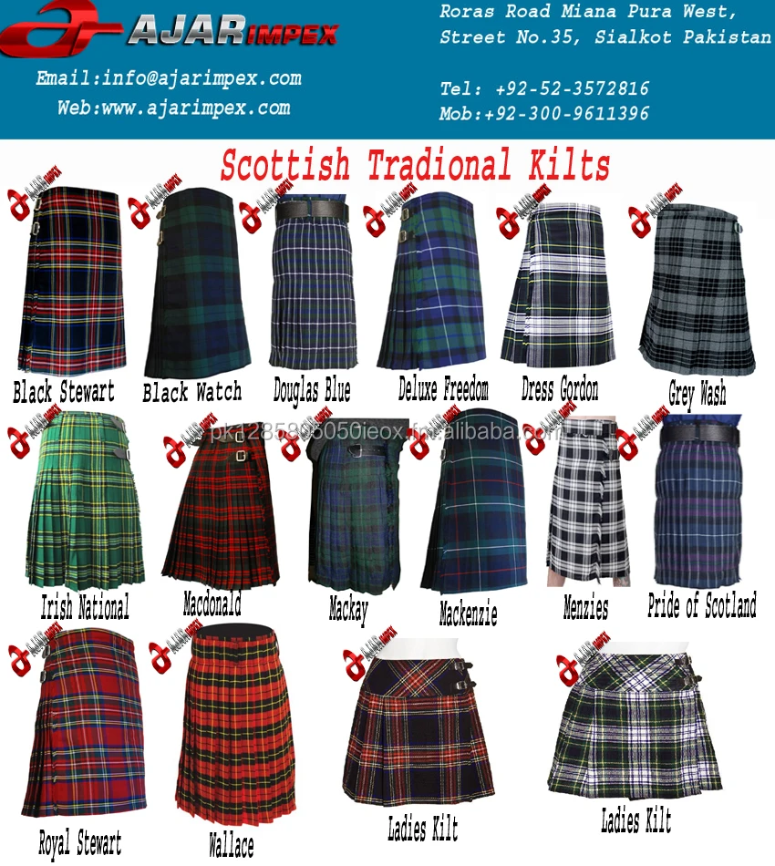 kilt colors