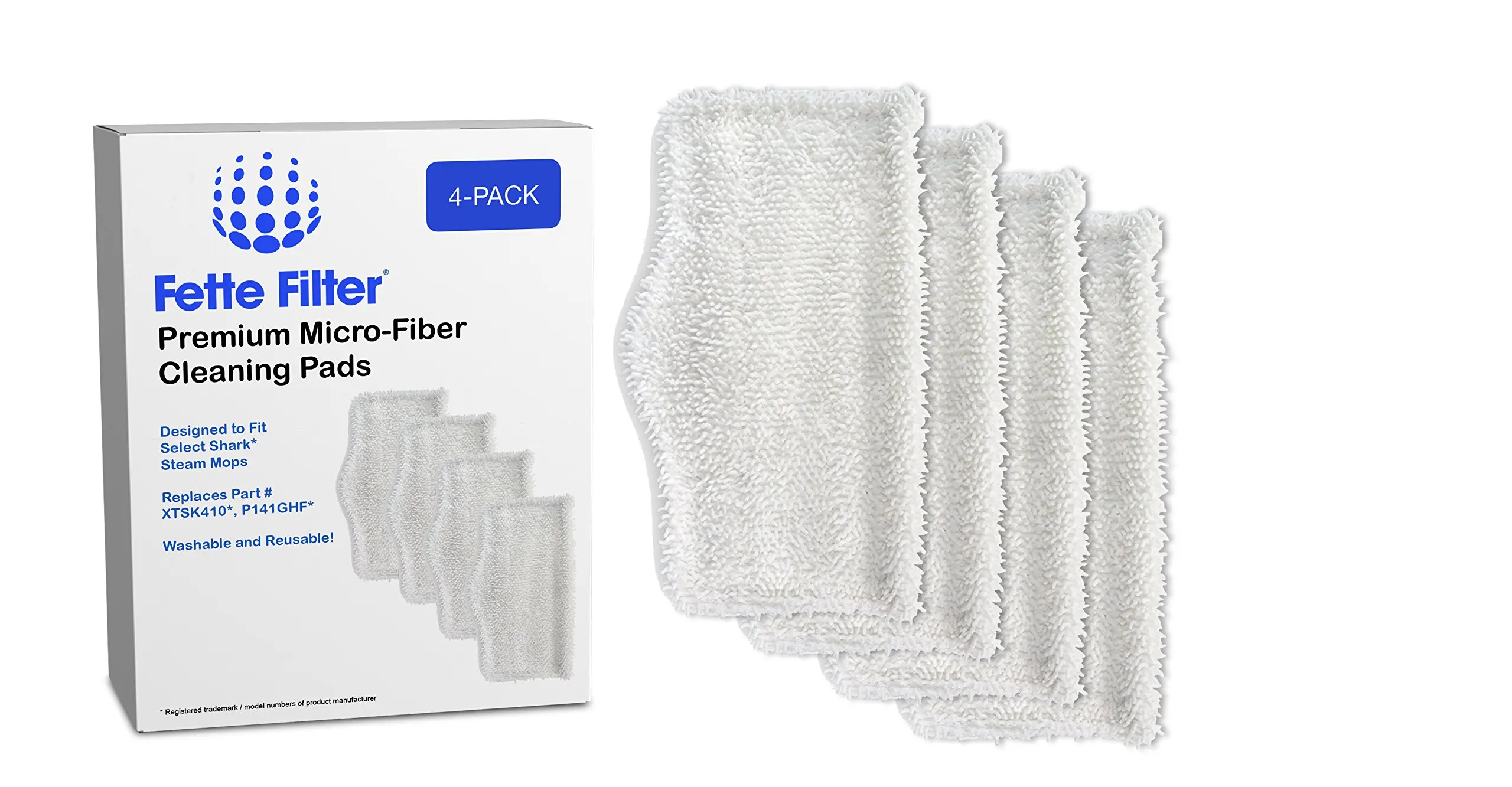 Microfiber Washable Mop Pads for Shark Steam SK410 SK460 S3101 S3250