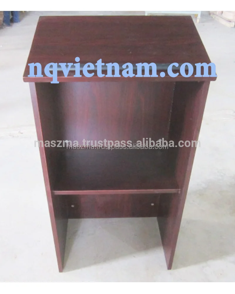 
Floor standing knock-out lecturn 