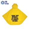 PE PEVA EVA cheapest waterproof logo printed disposable fashion safety poncho raincoat for kids
