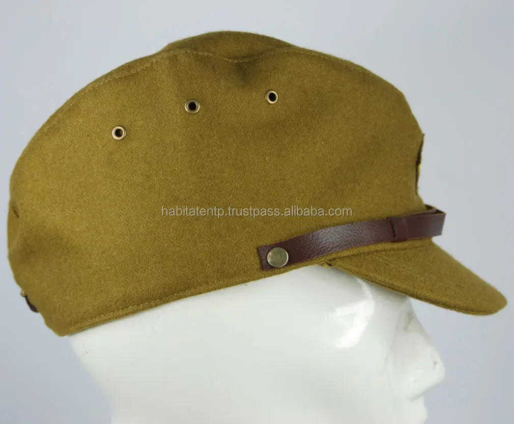MILITARY REPRO WWII WW2 JAPANESE ARMY IJA OFFICER FIELD WOOL CAP HAT SIZE L