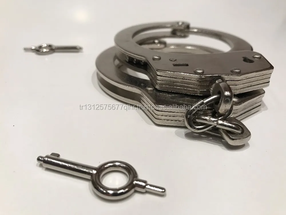 Handcuff With Chains,Steel,Police Handcuff,Tactical Handcuff With Keys