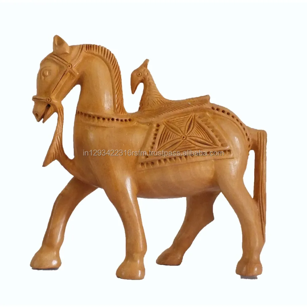 Home Decor Hand Carved Wooden Horse Teak Carving Decoration Antique Wood Horses Product On Alibaba Com