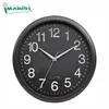 Imarch WC30001- Black Wall Clock Silent Non Ticking Quality Quartz For Home Office School Clock