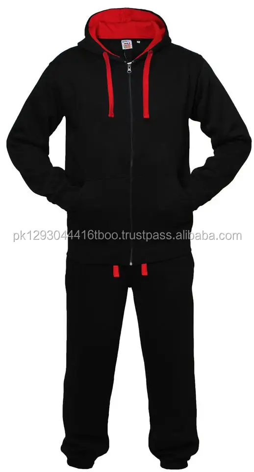 New Kids Hooded Contrast Cord Tracksuit Set Zip Top Gym Jogging Bottom 