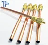 Refrigerant copper tube refilling 1/4 inch O.D 100MM access valves