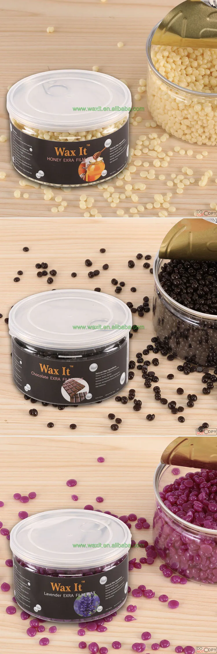 Amazon Hot Selling 200g Bean For Hair Removal Tea Tree Hard Wax