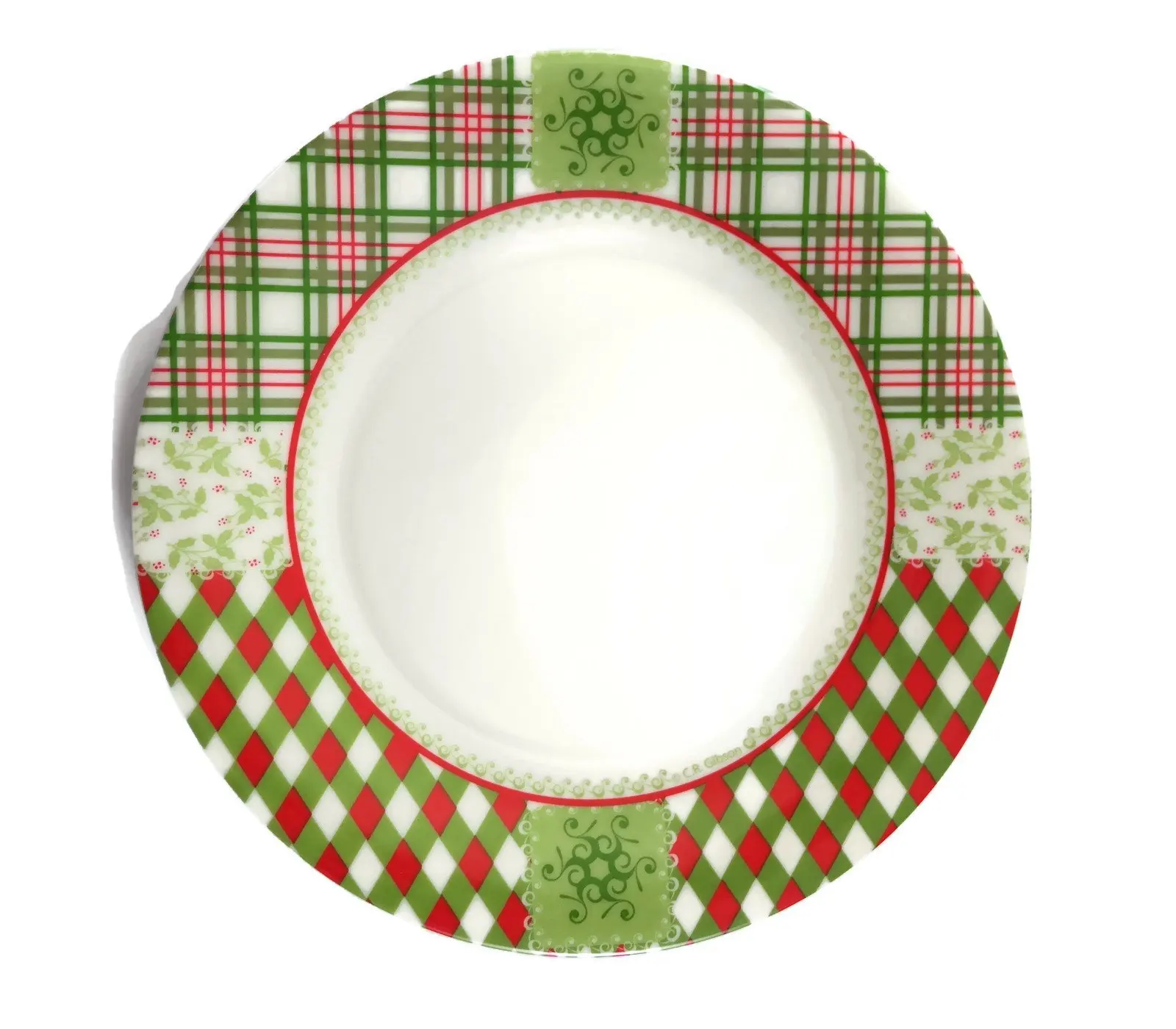 get quotations cr gibson green and red plaid classic christmas dessert plates set of 6 - Christmas Dishes Cheap get quotations cr gibson green and red plaid classic christmas dessert plates set of 6 - Christmas Dishes Cheap