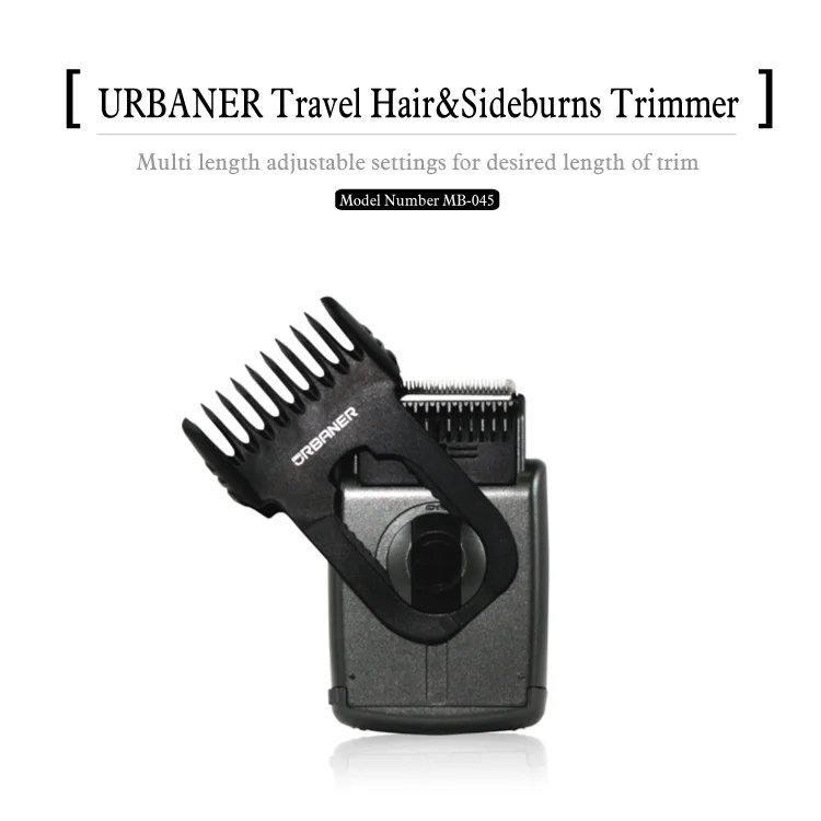 Travel Hair Trimmer Battery Operaed【URBANER】MB-045