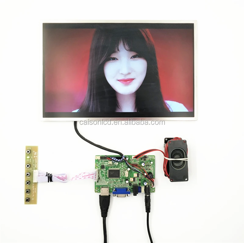 DIY 12.1 inch lcd kits with 1280*800 ,220 cd, support HDMI+VGA +AUDIO lcd controller board