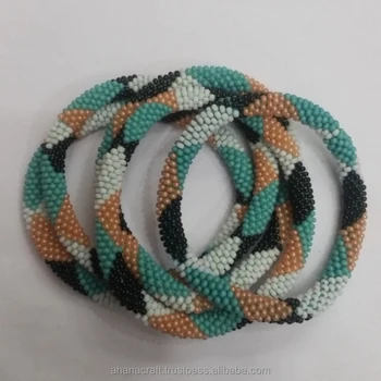 Roll On Beaded Bracelet Made In Nepal R 011 Roll On Beaded Bracelet Made In Nepal R 011