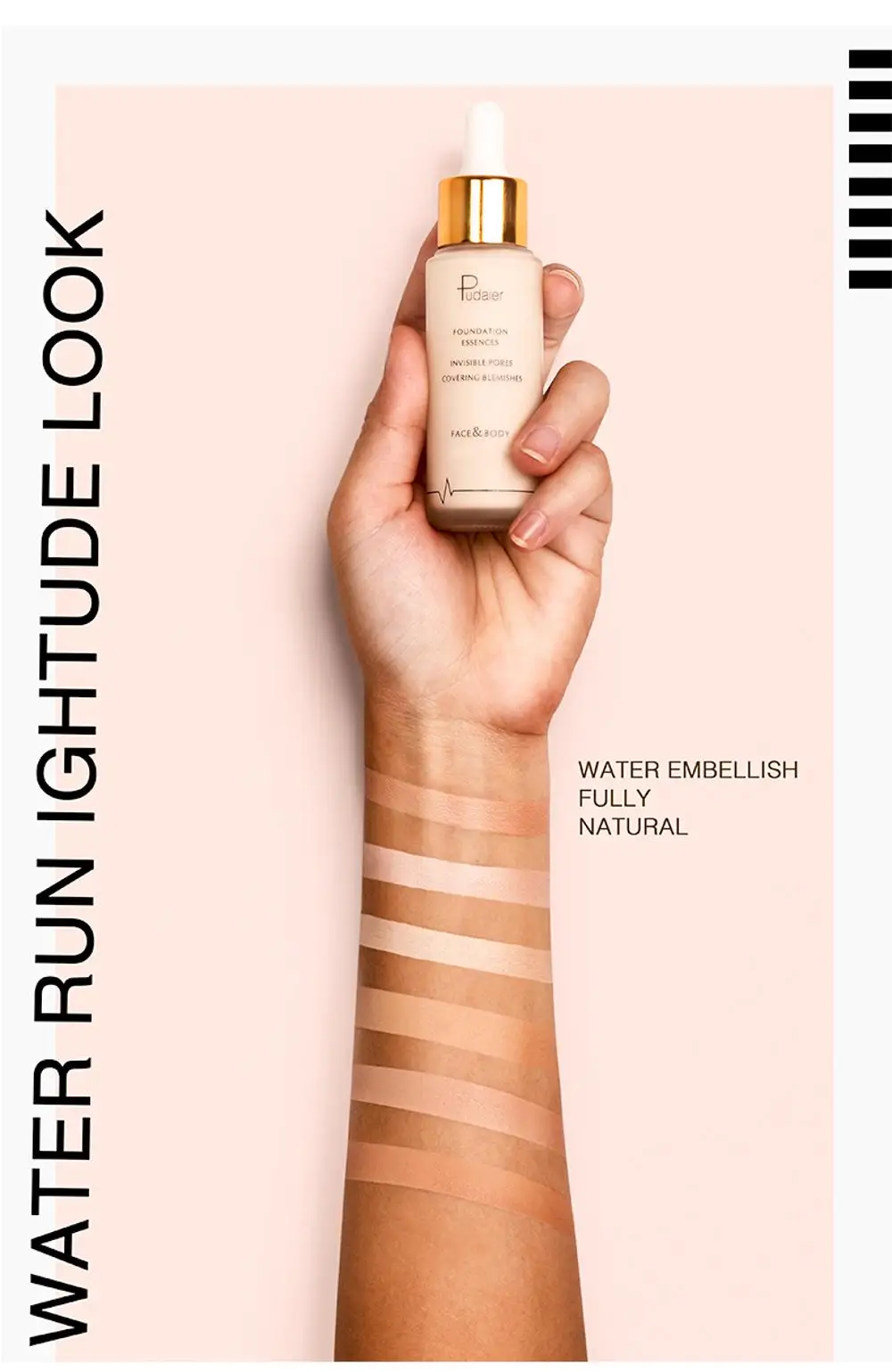 Pudaier Liquid Foundation Wholesale Natural Makeup Customer Logo