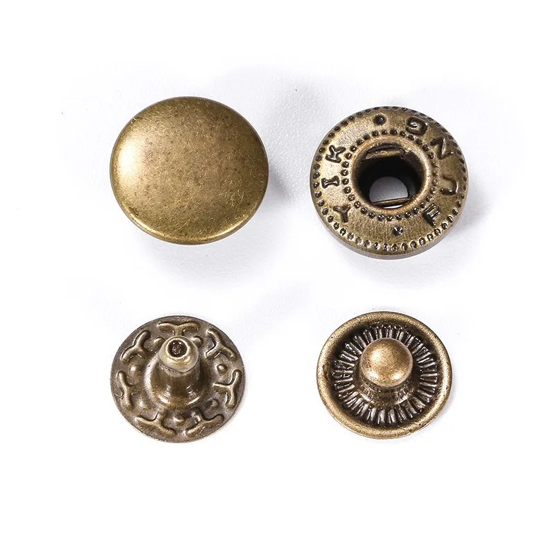 Factory Wholesale 10mm Clothes Metal Snap Buttons For Clothing - Buy ...