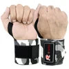 Black with Three grey stripes wrist wraps/ Black & red wrist wraps / RC fitness wrist wraps .