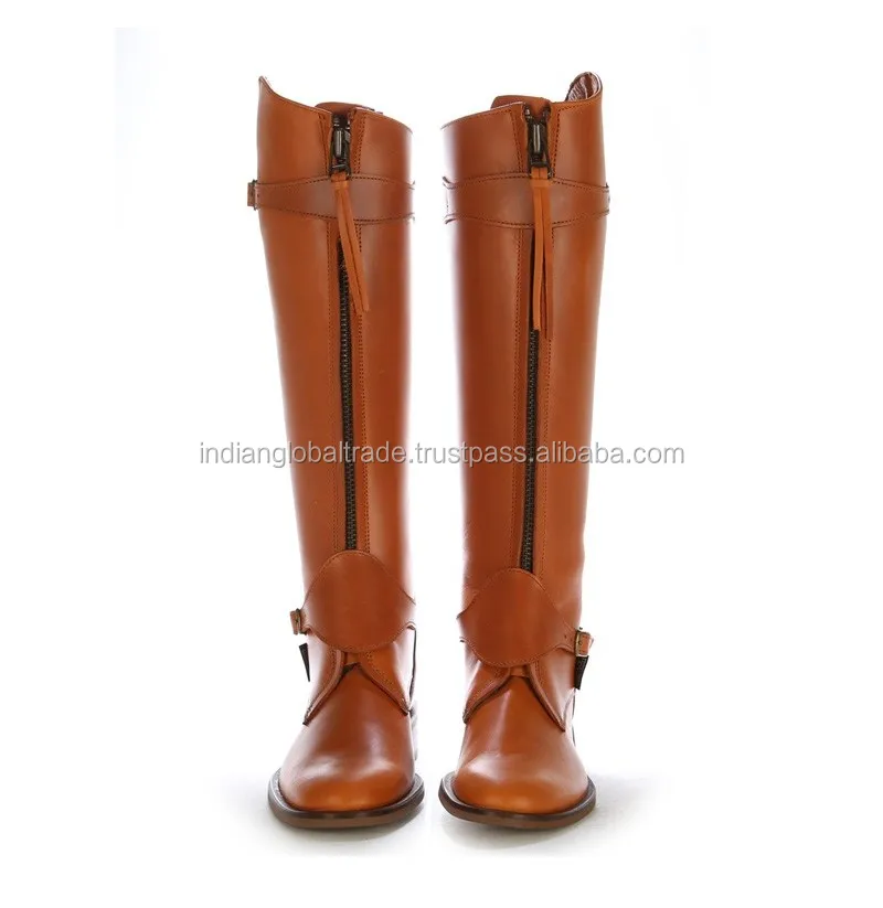 Long Horse Riding Boots Made In India Of Pure Leather Horse Riding