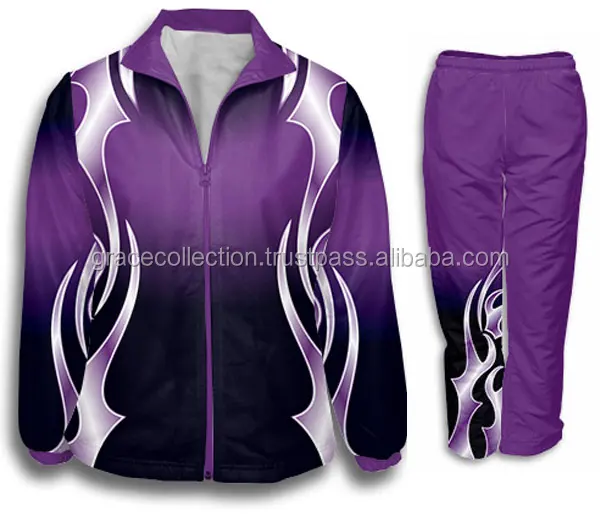 Sublimation Running Tracksuit Wholesale Team Wear Training Tracksuits