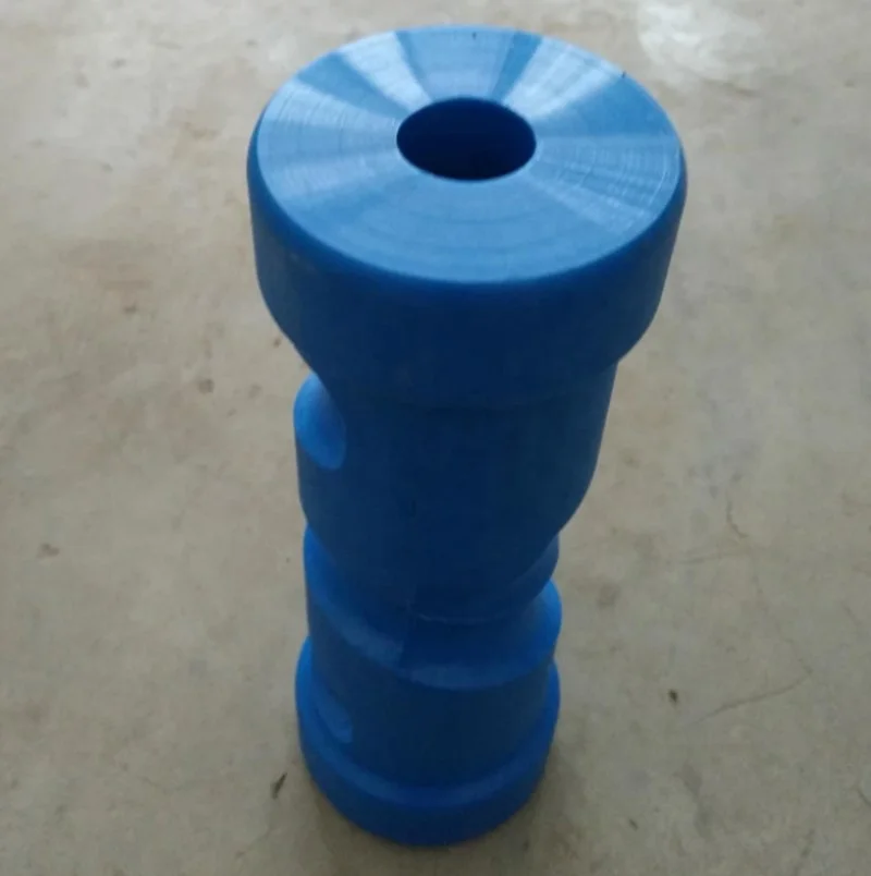 Fabater Lot De 4 Rouleaux Oscillant Nervuré Pour Remorque Bateau - 125x73x30mm Polyuréthane - Guidage Yacht Navire