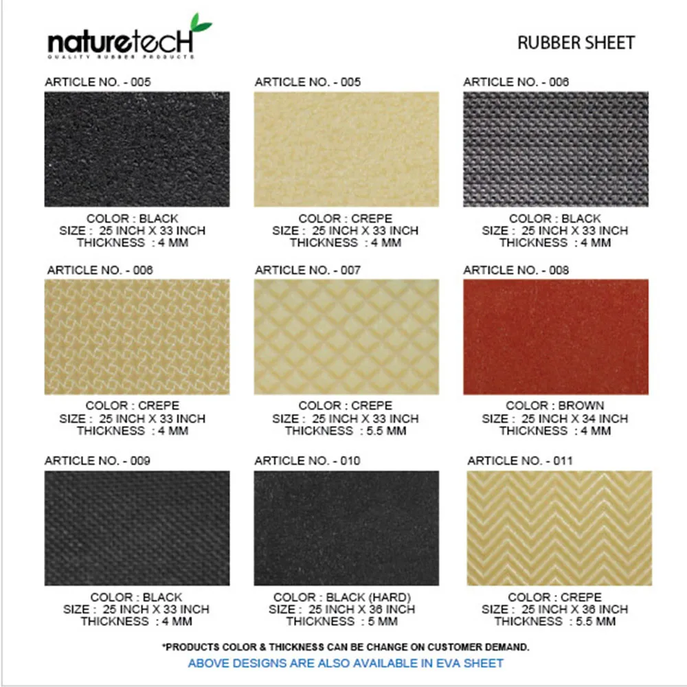 Naturetech Crepe Color Crepe Synthetic Rubber Sheet Buy Synthetic