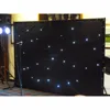 Black stage background curtains rgb led curtain lights lighted backdrops for weddings