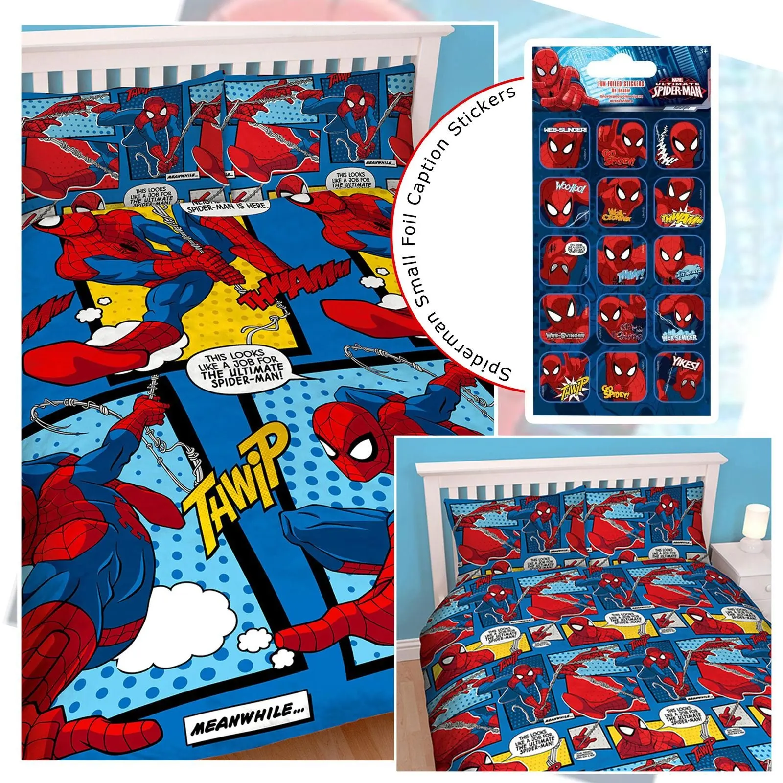 Spiderman Double Find Deals On Line At Get Quotations Spiderman Webhead Double Rotary Duvet Set