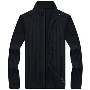 Men Stylish Sweater Full Zip Knit Sweater Men Standing Collar Sweater Men Cardigan Men Stylish Sweater Full Zip Knit Sweater Men Standing Collar Sweater Men Cardigan