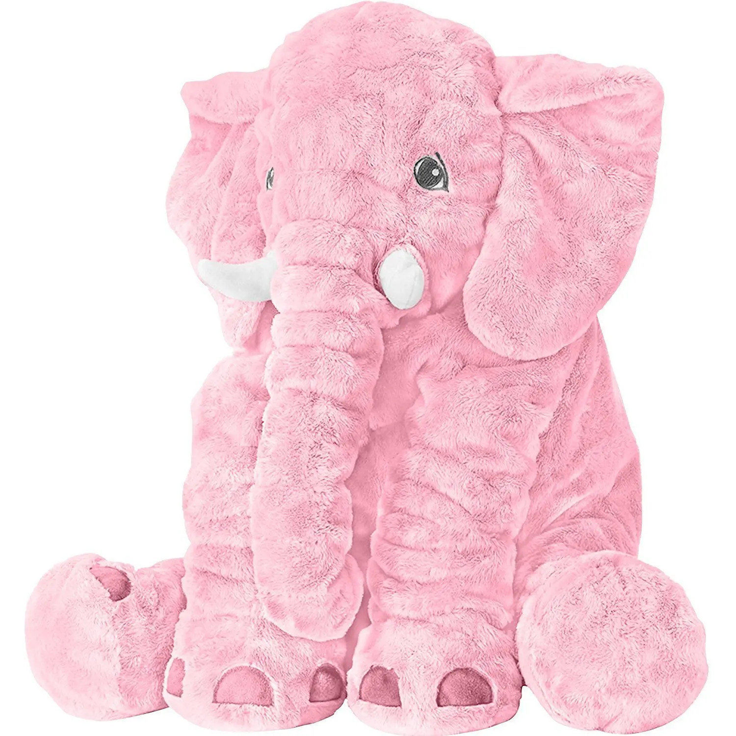 large pink elephant stuffed animal
